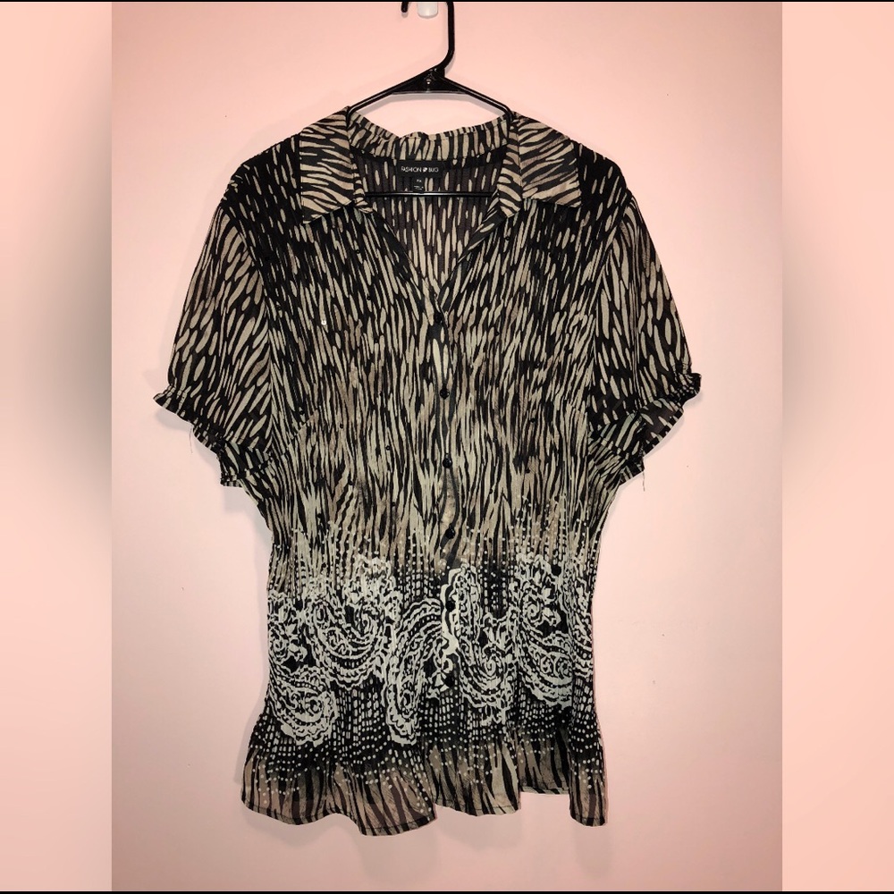 Fashion Bug Sequined Blouse